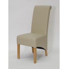 Richmond Bone Leather Oak Dining Chair